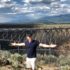 Testing our fear of heights at the gorge. 5 Days in New Mexico: Albuquerque to Santa Fe