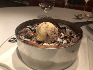 You won't want to skip dessert -- the massive Cherry Clafoutis. Lambs Club