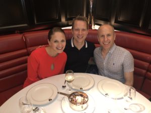 Inside The Lambs Club in The Chatwel Hotel, a perfect spot to grab dinner in the theater district.