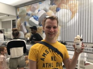 Kevin will never say no to ice cream, especially at KITH.