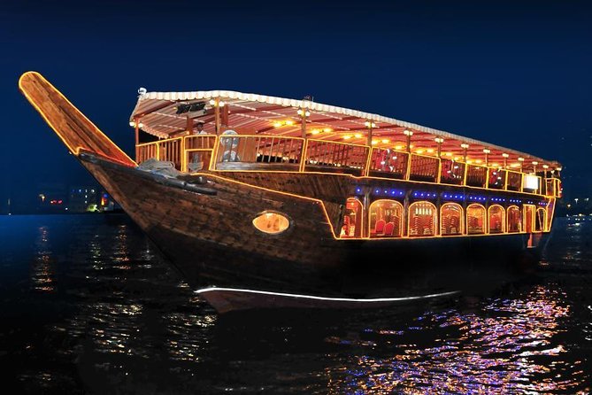 Luxury dinner cruise along the scenic Dubai Creek.