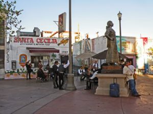 Mariachis in LA, in Mariachi Plaza, Boyle Heights.
