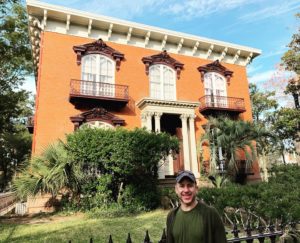 Visiting the Mercer House, the scene of the 1981 shooting death of Danny Hansford by the home's owner, Jim Williams.