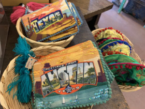 Austin gifts inside the worldly shop, Tesoros Trading.